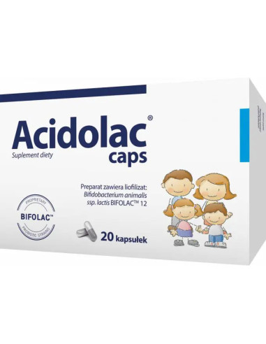 Acidolac caps 20 kapsułek