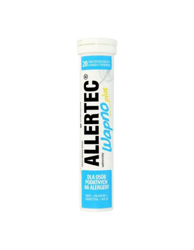 Allertec Wapno Plus 20 tabletek musujących