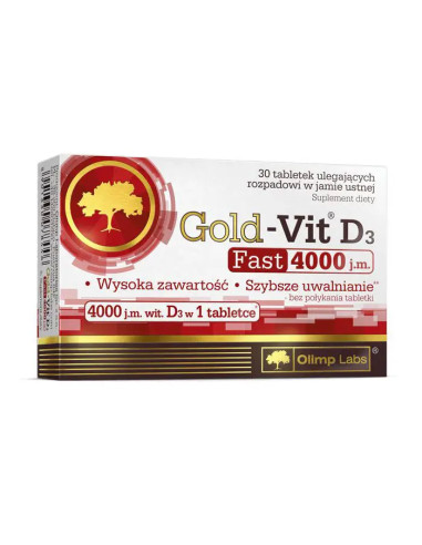 Olimp Gold-Vit D3 4000 Fast 30 tabletek