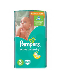 Pampers active baby-dry 3 (5 - 9 kg) 68 szt.