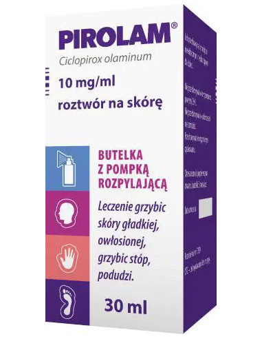 Pirolam roztwór na skórę 30 ml