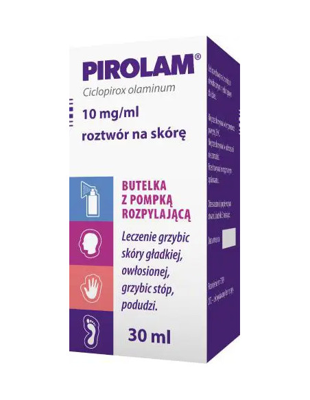 Pirolam roztwór na skórę 30 ml