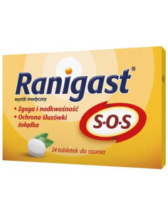 Ranigast SOS 24 tabletek do ssania