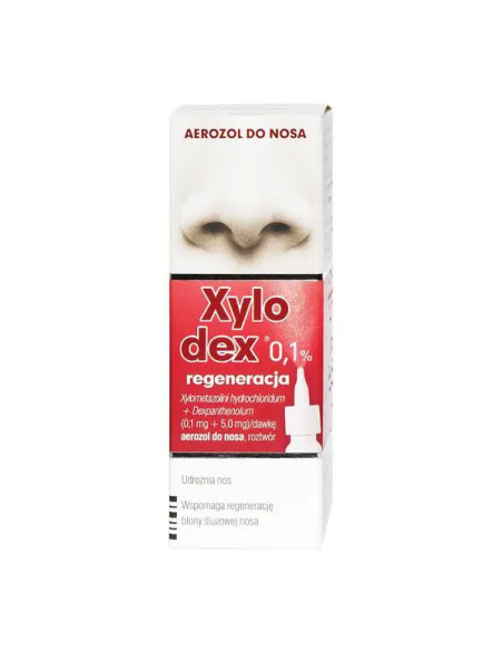 Xylodex 0,1% regeneracja aerozol do nosa 10 ml
