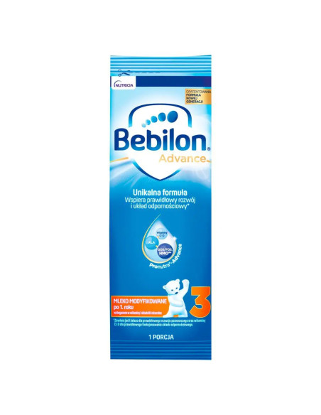 Bebilon 3 Pronutra-Advance Mleko modyfikowane po 1. roku życia 30,6 g 1 saszetka
