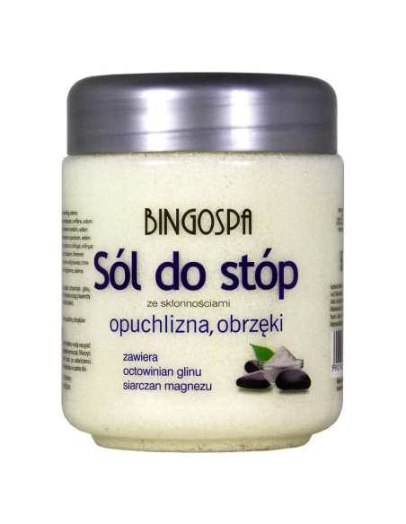 Bingospa Sól do stóp ze skłonnościami do opuchlizn i obrzęków 550 g