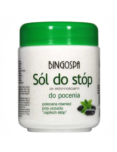 Bingospa Sól do stóp ze skłonnościami do pocenia 550 g