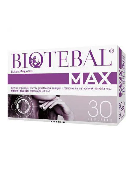 Biotebal Max 10 mg 30 tabletek
