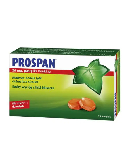 Prospan pastyl.miękkie 0,026 g 20 szt.