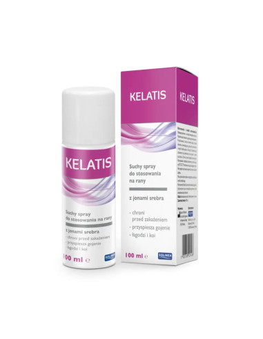 Kelatis suchy spray do stosowania na rany 100 ml