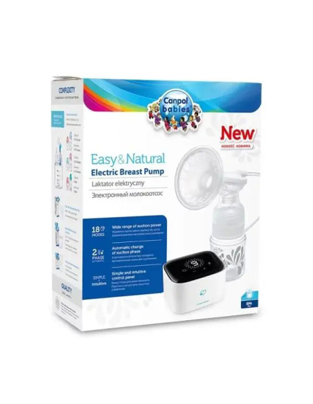 Canpol babies laktator elektryczny Easy&Natural 12/207 1 sztuka