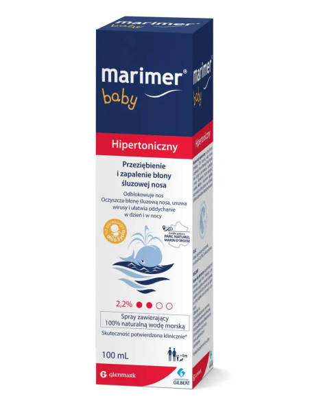 Marimer Baby Hipertoniczny Spray do nosa 100 ml