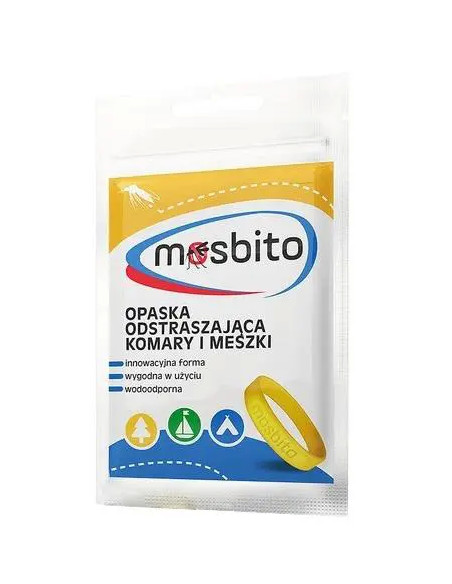 Mosbito opaska odstraszająca komary i meszki 1 szt.