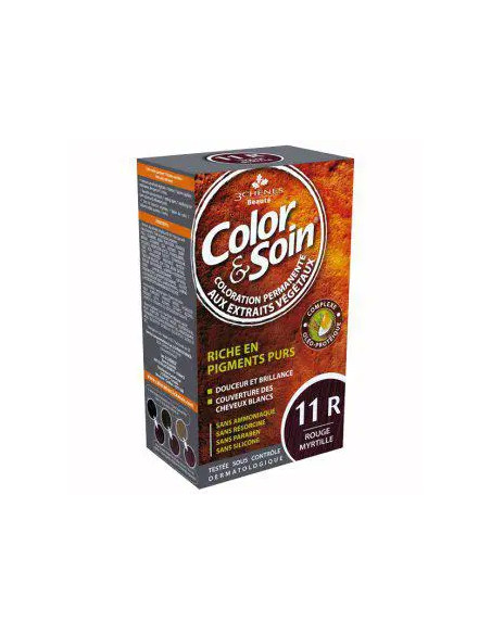 COLOR&SOIN farba do włosów 11R czarna jagoda 135 ml