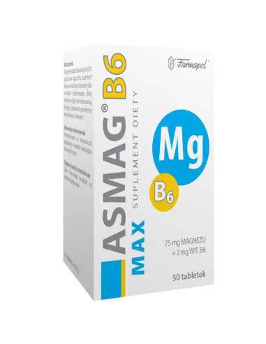 Asmag B6 Max 50 tabletek
