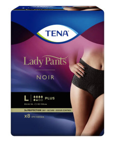 Tena Lady Pants Plus Noir Large OTC Edition 8 szt.