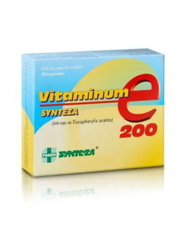 Vitaminum E 200 mg 30 kapsułek Synteza