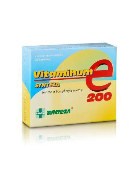Vitaminum E 200 mg 30 kapsułek Synteza