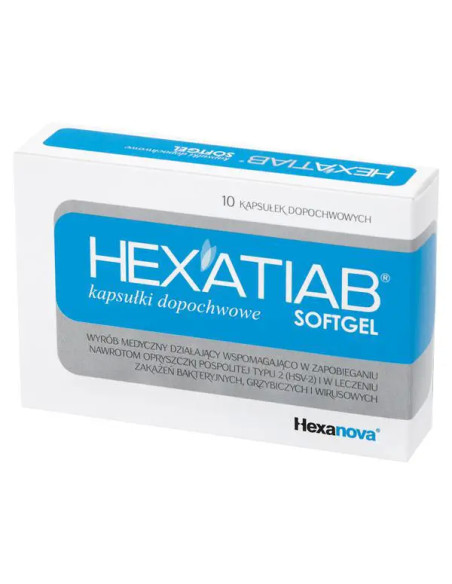 Hexatiab kapsułki dopochwowe 10 sztuk