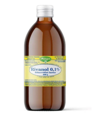 Rivanol 0,1% płyn na skórę 500 g