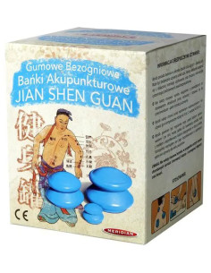Bańki akupunkturowe Jian Shen Guan gumowe 4 szt.