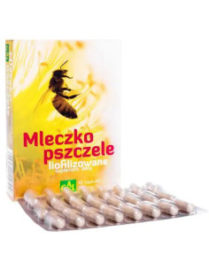 Mleczko pszczele liofilizowane 48 kapsułek GAL