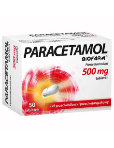 Biofarm Paracetamol 500 mg 50 tabl.