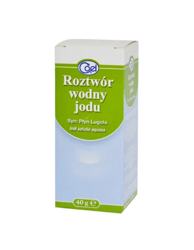 Wodny roztwór jodu Płyn Lugola 40 g