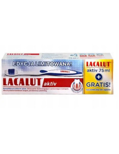 Lacalut Aktiv pasta do zębów 75 ml + szczoteczka edycja...