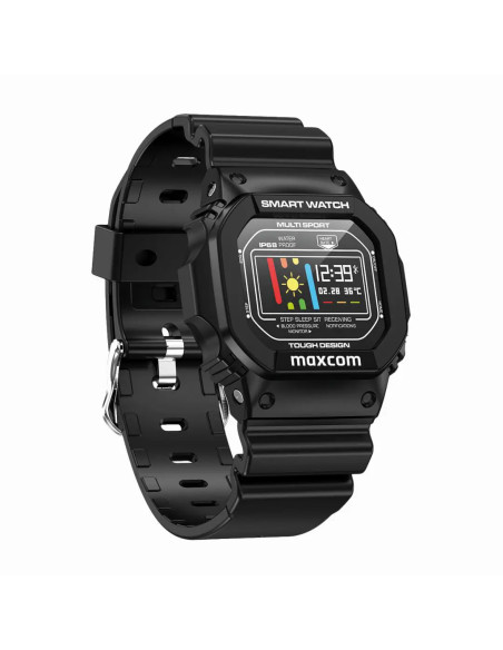 Maxcom Fit Zegarek sportowy FW22 Classic (pulsoksymetr) kolor czarny