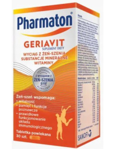 Pharmaton Geriavit 30 tabletek