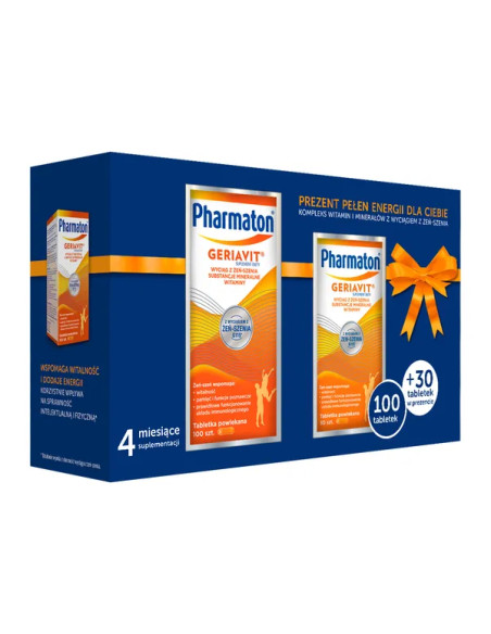 Pharmaton Geriavit Zestaw 100 + 30 tabletek