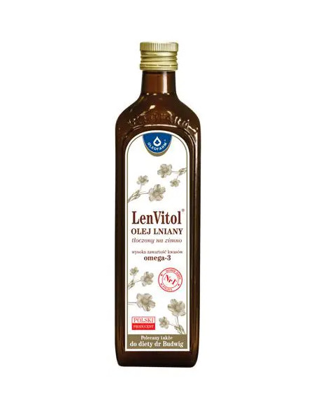 Oleofarm Olej Lniany LenVitol 500 ml