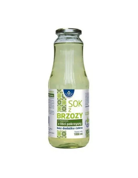Oleofarm Sok z brzozy z naparem z liści pokrzywy 1000 ml