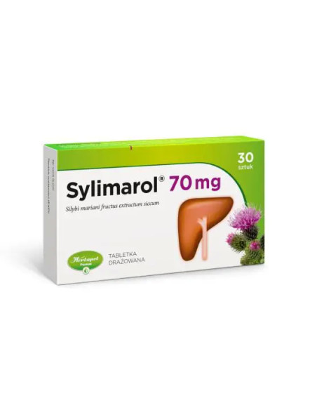 Sylimarol 70 mg 30 tabletek drażowanych