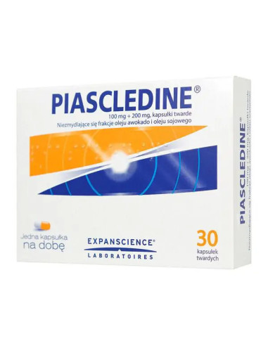 Piascledine 100 mg + 200 mg 30 kapsułek
