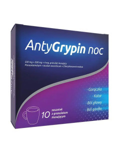Antygrypin Noc 10 saszetek