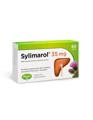 Sylimarol 35 mg 60 tabletek drażowanych