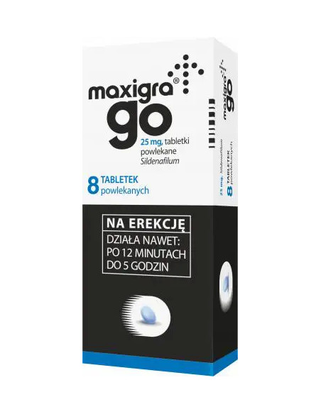 Maxigra Go 25 mg 8 tabletek