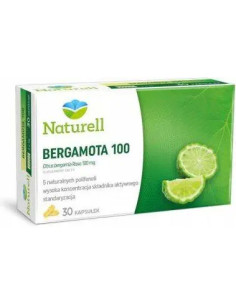 Naturell Bergamota 100 30 kapsułek