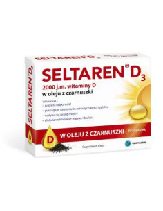 Seltaren D3 2000 j.m. 60 kapsułek