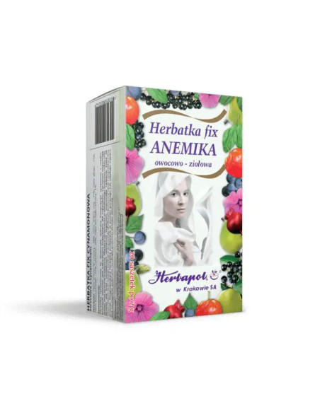 Herbatka Fix Anemika owocowo-ziołowa 20 saszetek