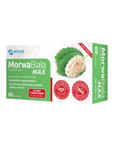 Morwa Biała Max 60 tabletek