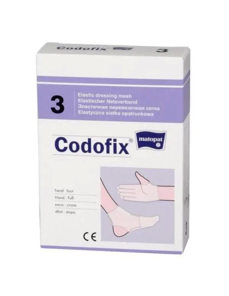Elastyczne siatki Codofix 3 do podtrzymywania opatrunku - DłOŃ STOPA