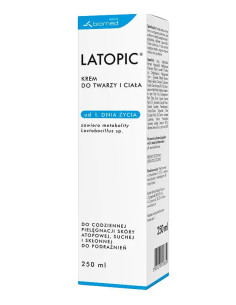Latopic Krem do twarzy i ciała 250 ml