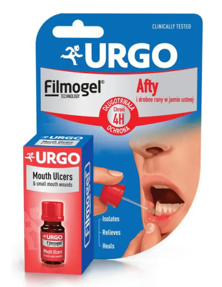 Urgo Na afty i drobne rany w jamie ustnej 6 ml