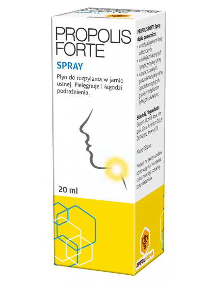 Propolis Forte Spray płyn do pielęgnacji jamy ustnej 20 ml