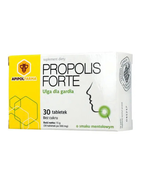 Propolis Forte smak mentolowy 30 tabletek