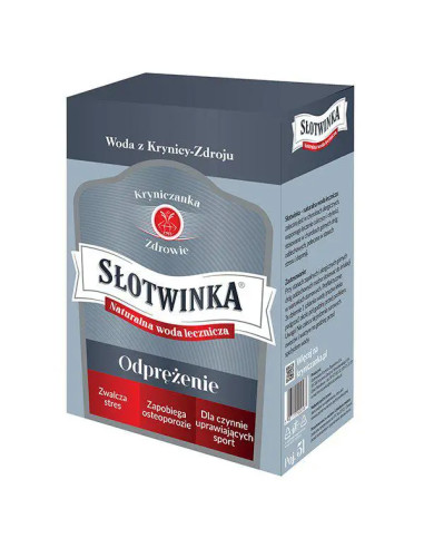 Naturalna woda lecznicza Słotwinka Odprężenie 5 l