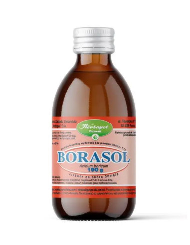 Borasol roztwór na skórę 30 mg/ g 190 g